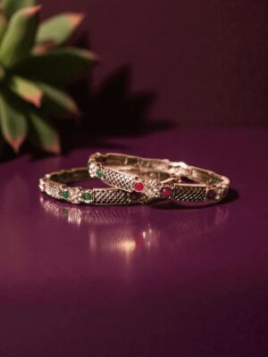 Bangle set silver
