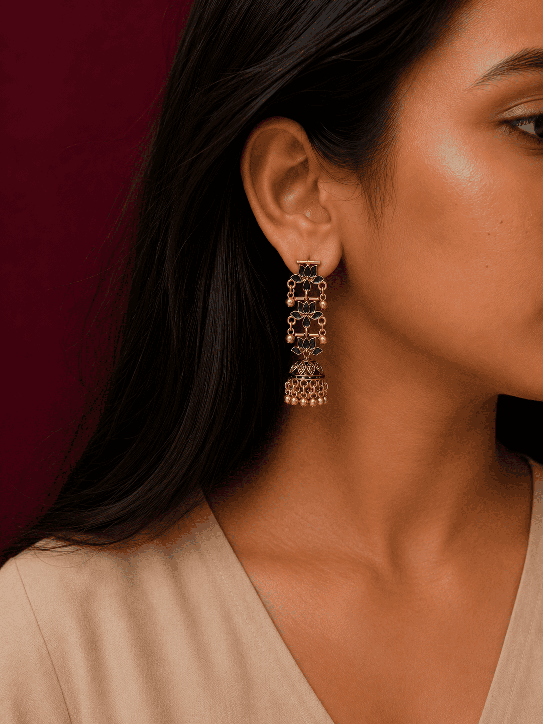 Long Elegant Earrings - Image 2