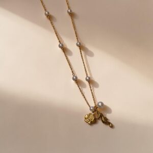 Anti Tarnish Pearl Neckpiece