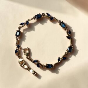 Tulip Bracelet Navy Blue