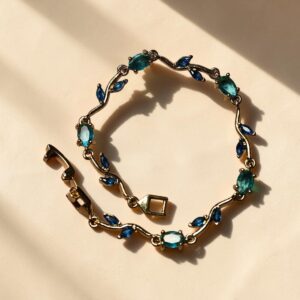 Tulip Bracelet Aqua Blue