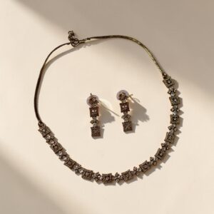Premium AD stone Jewellery Set
