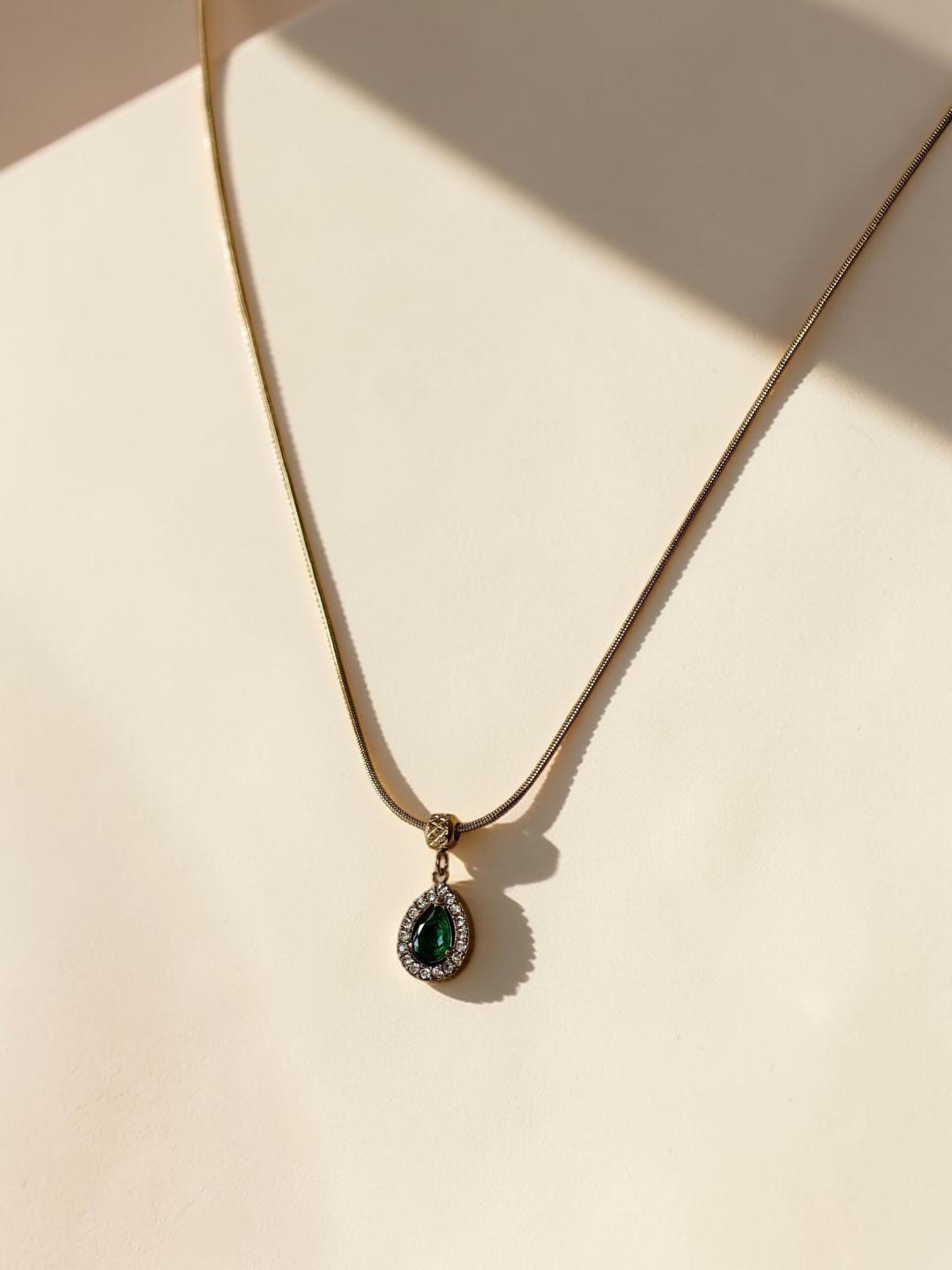 Green Oval Pendant