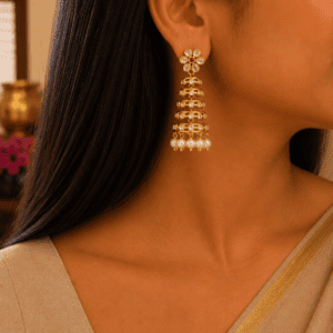 Layered Golden Earrings